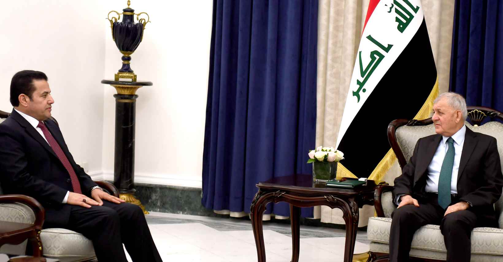 رئيس الجمهورية ومستشار الامن القومي العراقي